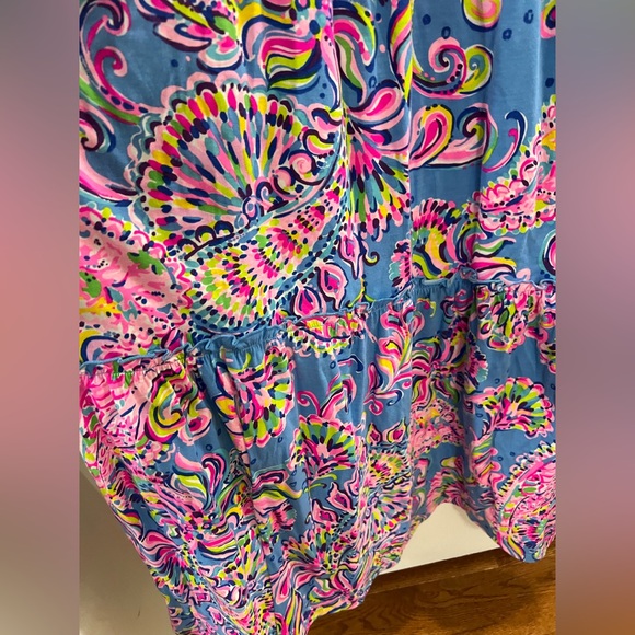 LILLY PULITZER Loro Maxi Dress - size XL -  NWT - Multi  Mermaid Grotto print - Picture 3 of 8